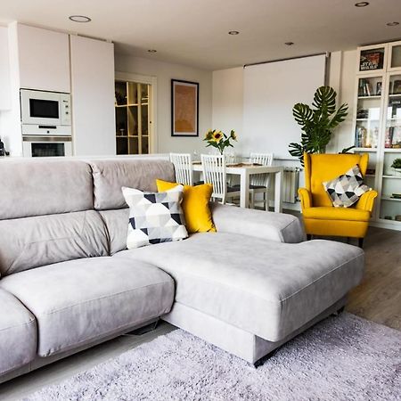 Ferienwohnung Lujoso Atico Entre 2 Playas Con Garaje, Terraza, Vistas Y Wifi Gijón Exterior foto